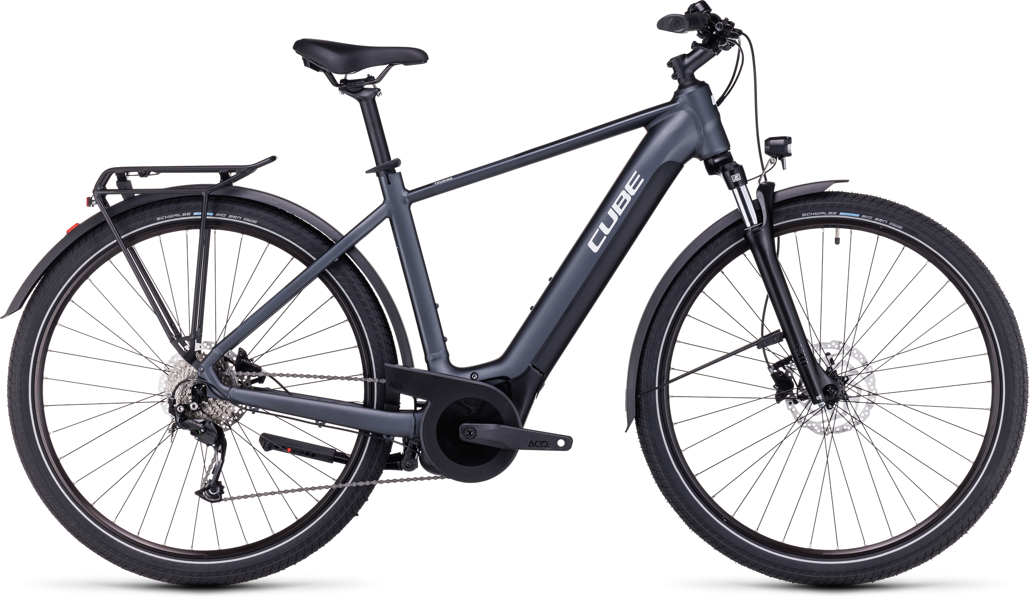 CUBE TOURING HYBRID ONE 625 - 28" - grey white
